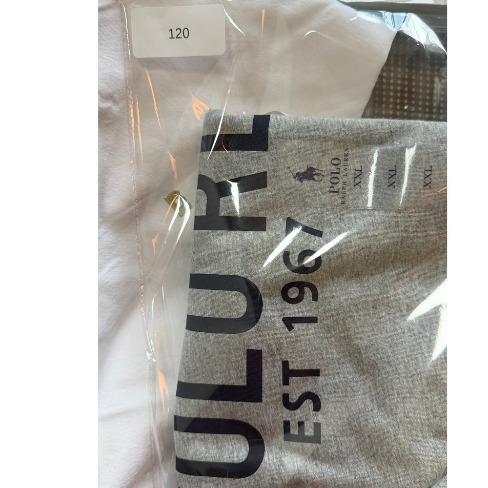 Polo Ralph Lauren Mens XXL Heather Grey Polo RL Est 1967 Graphic T-Shirt NWT - Picture 8 of 8